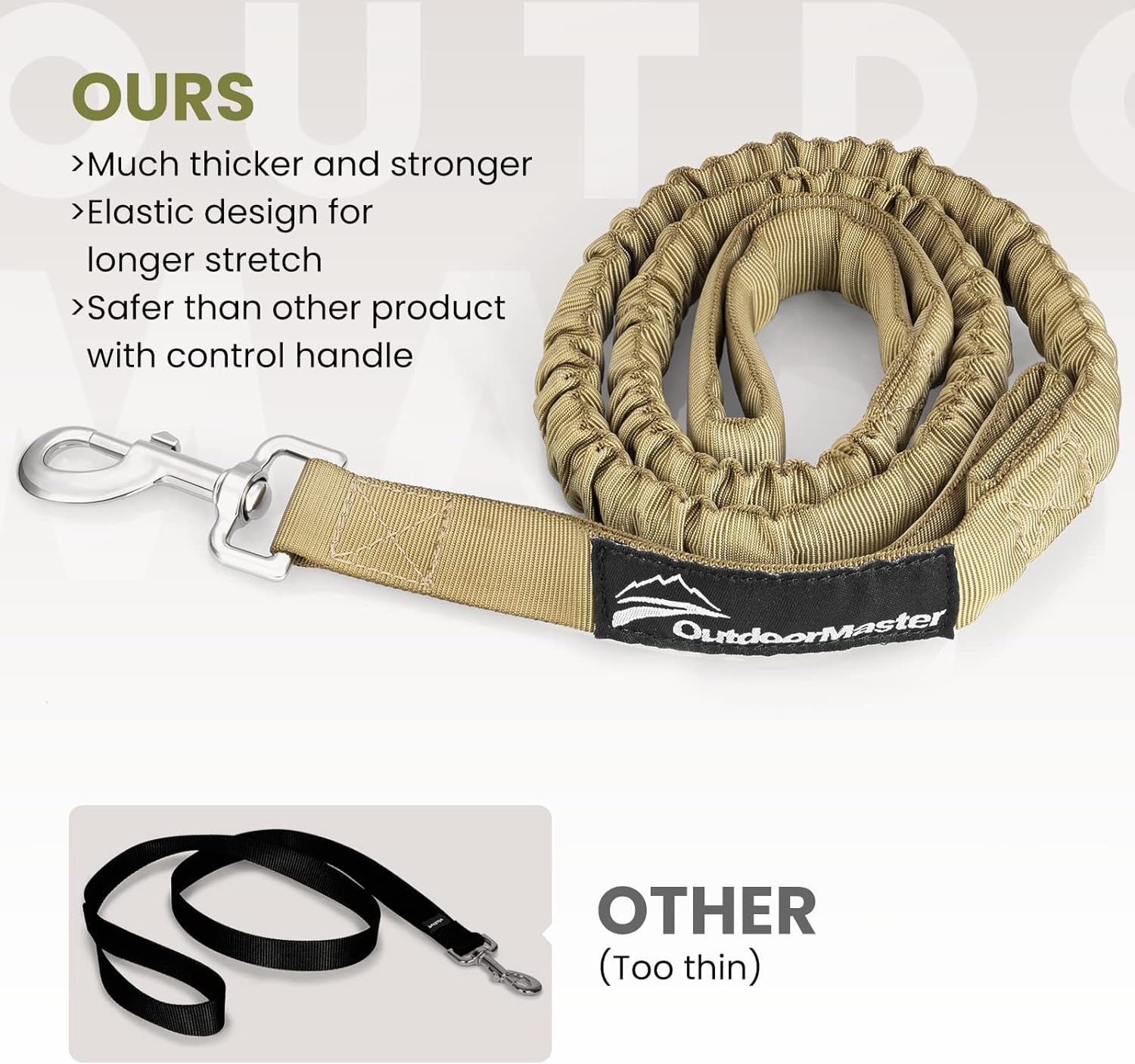 Bungee Dog Leash – Heavy Duty & Shock Absorbing