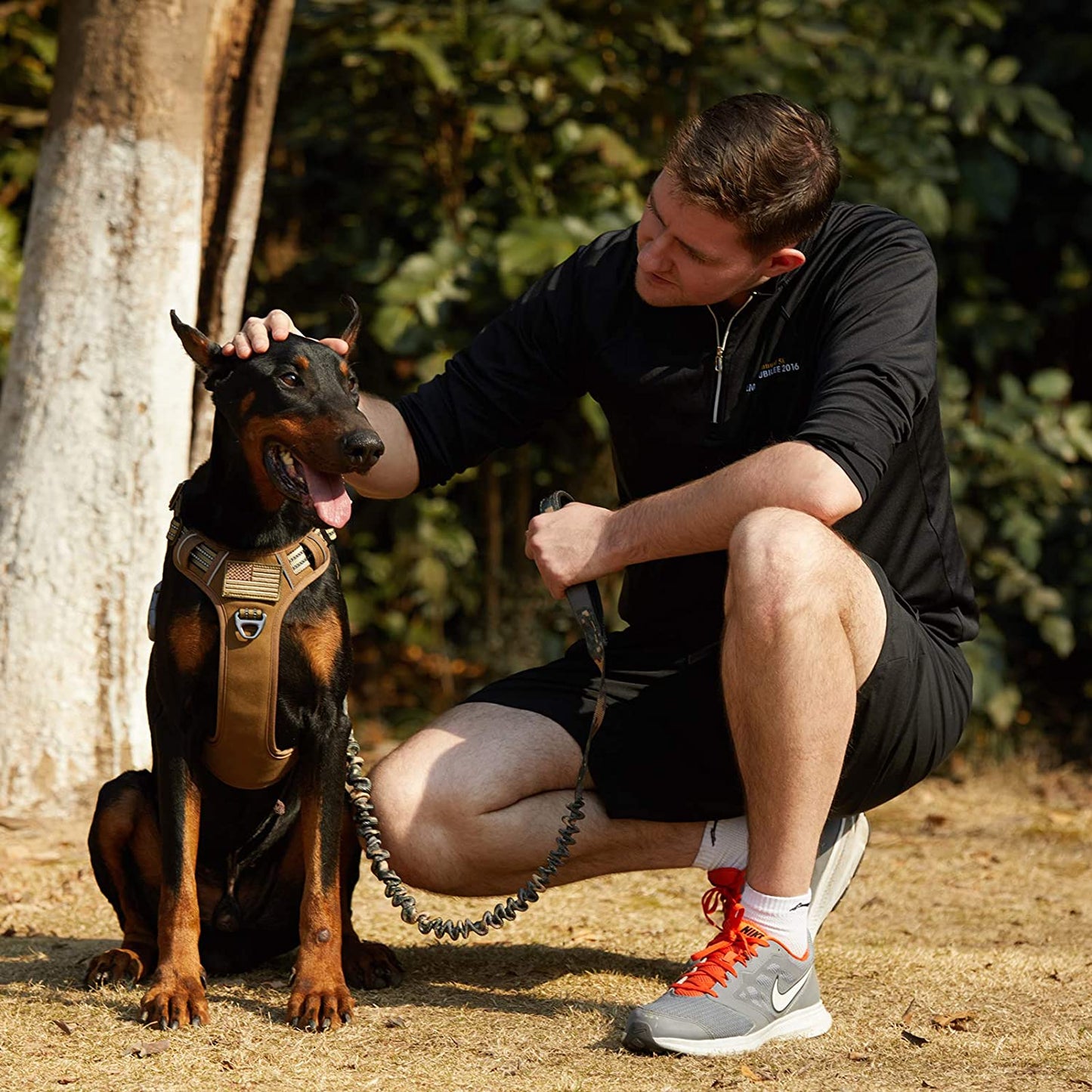 BUMBIN Tactical Dog Harness – No Pull, Reflective & Adjustable
